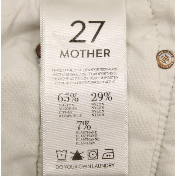 Mother Women's The Trainer Pants In Layover In Bangkok Grey Sz 27 - Picture 8 of 11